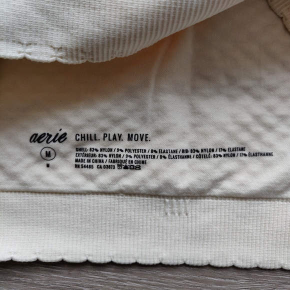 Aerie NWT Fishscale Crop Top Bandeau Medium - Picture 4 of 6